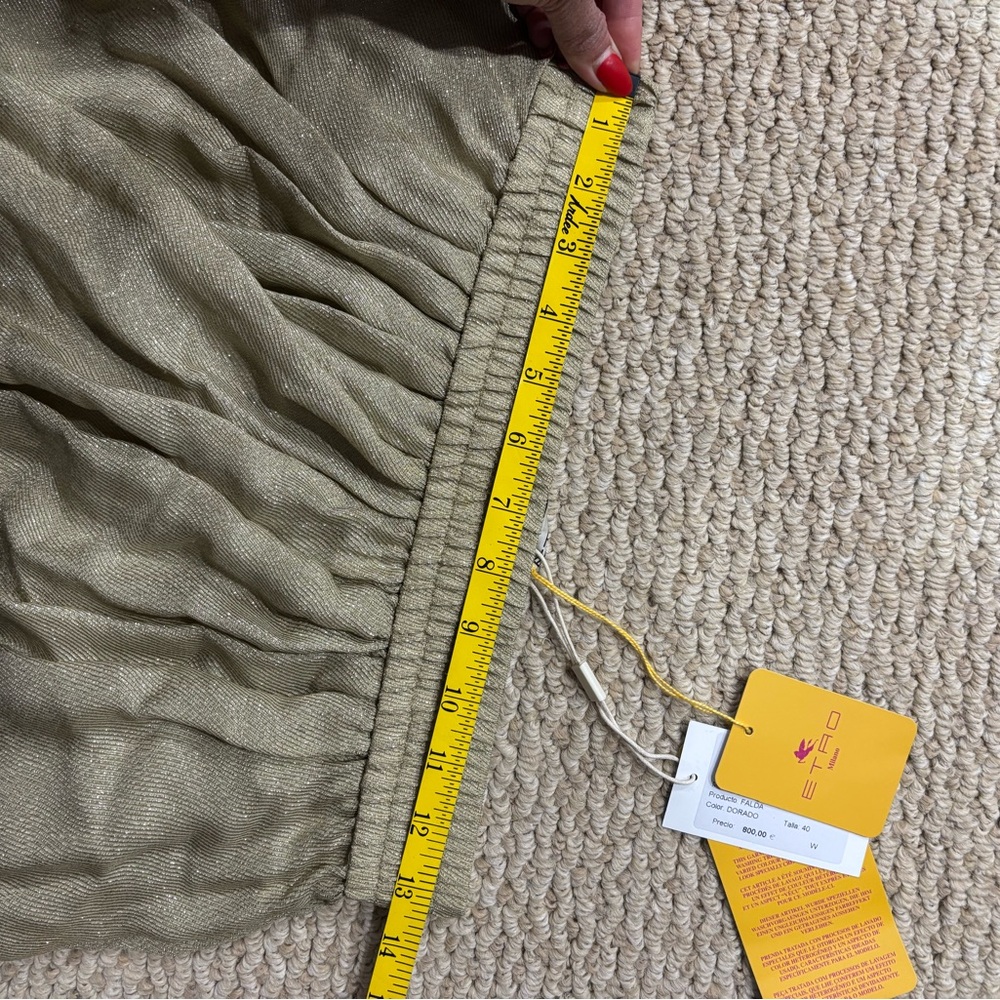 Etro Golden Shimmer skirt - Picture 8 of 8